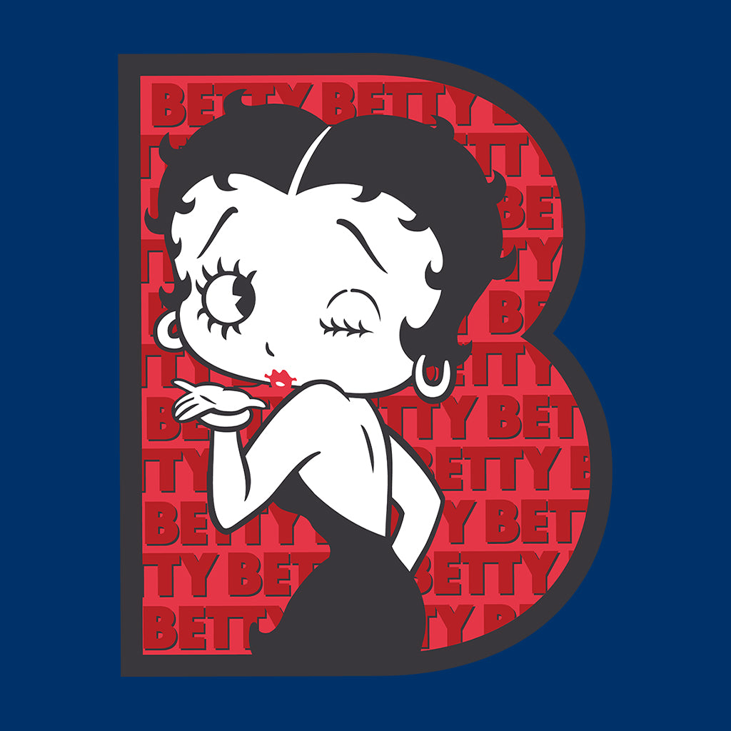 Betty Boop B Letter with Wink Kids T-Shirt
