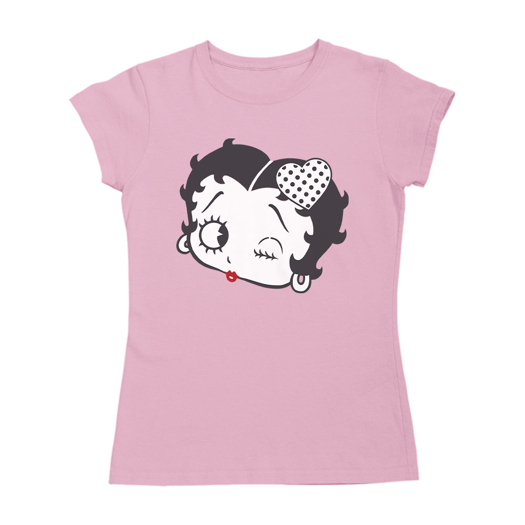 Betty Boop Dot Heart Wink Women's T-Shirt