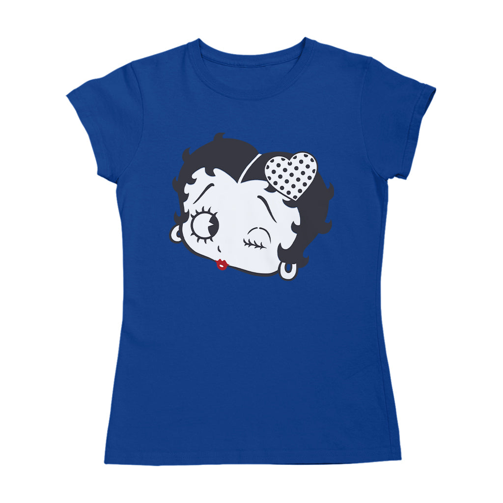 Betty Boop Dot Heart Wink Women's T-Shirt