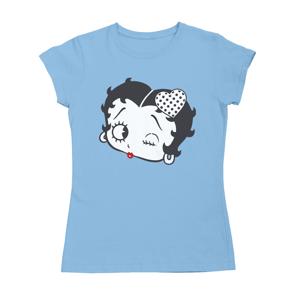 Betty Boop Dot Heart Wink Women's T-Shirt