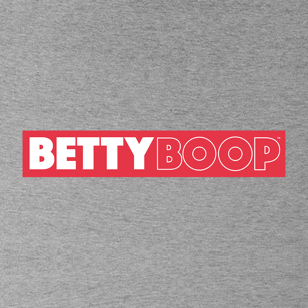 Betty Boop Retro Name Strip Women's Hooded Sweatshirt