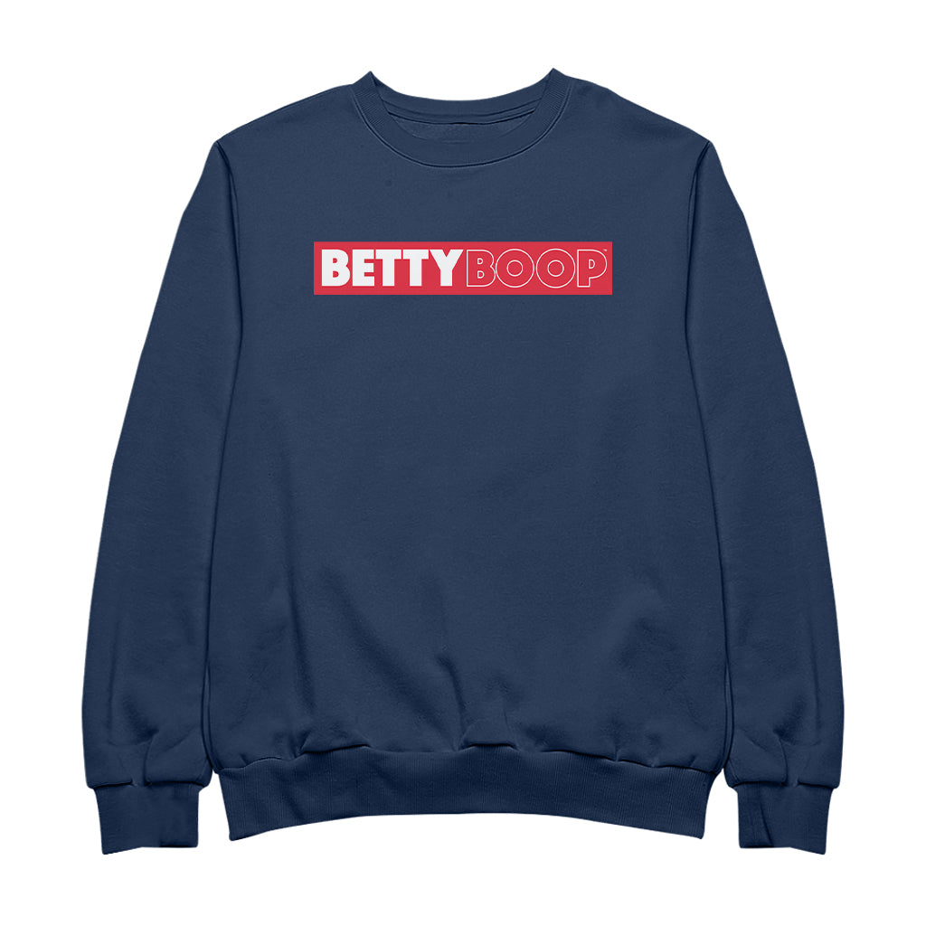 Betty Boop Retro Name Strip Men's Sweatshirt