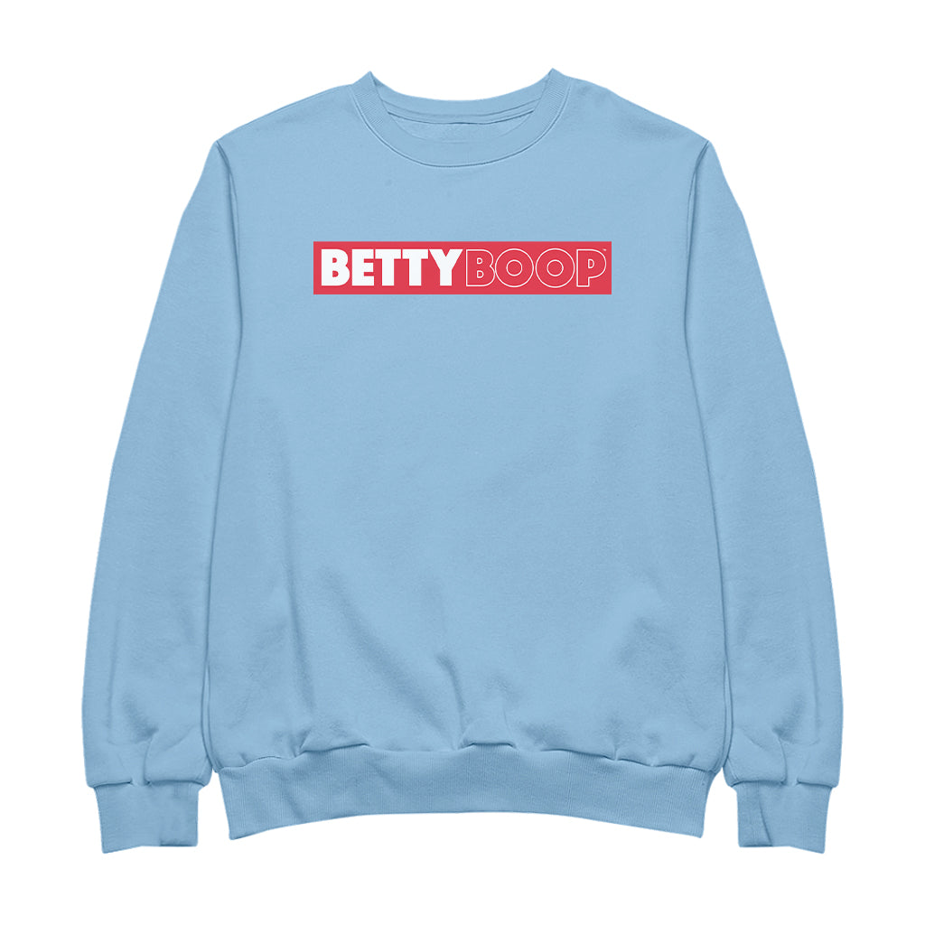 Betty Boop Retro Name Strip Men's Sweatshirt