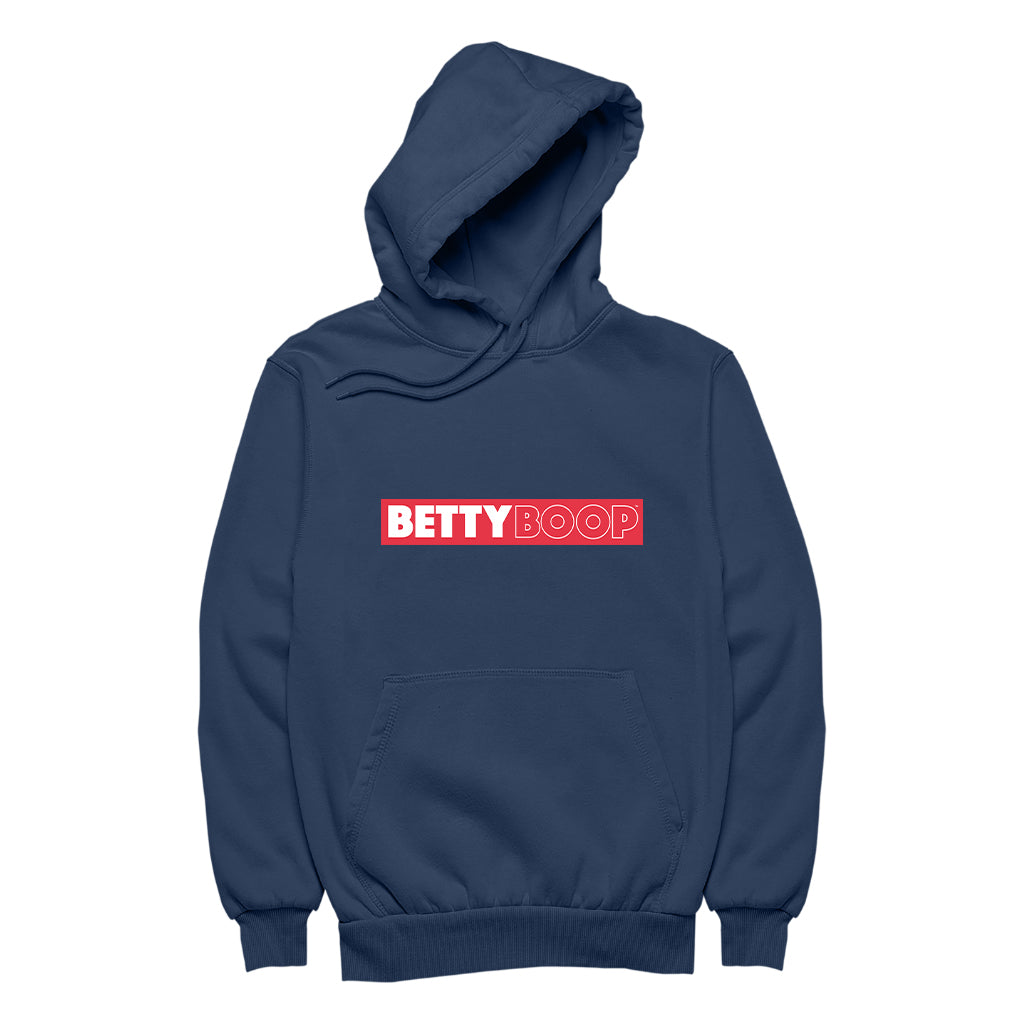 Betty Boop Retro Name Strip Women's Hooded Sweatshirt