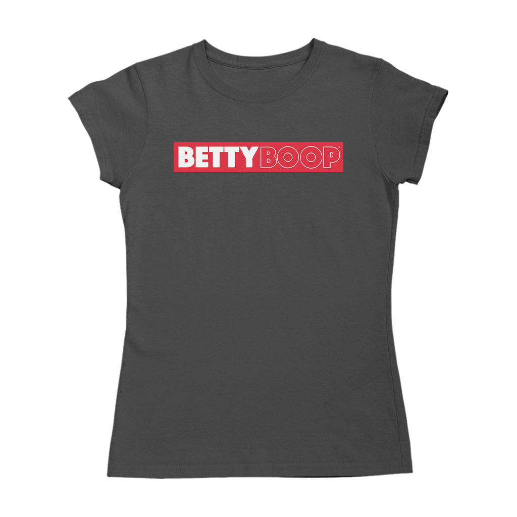 Betty Boop Retro Name Strip Women's T-Shirt