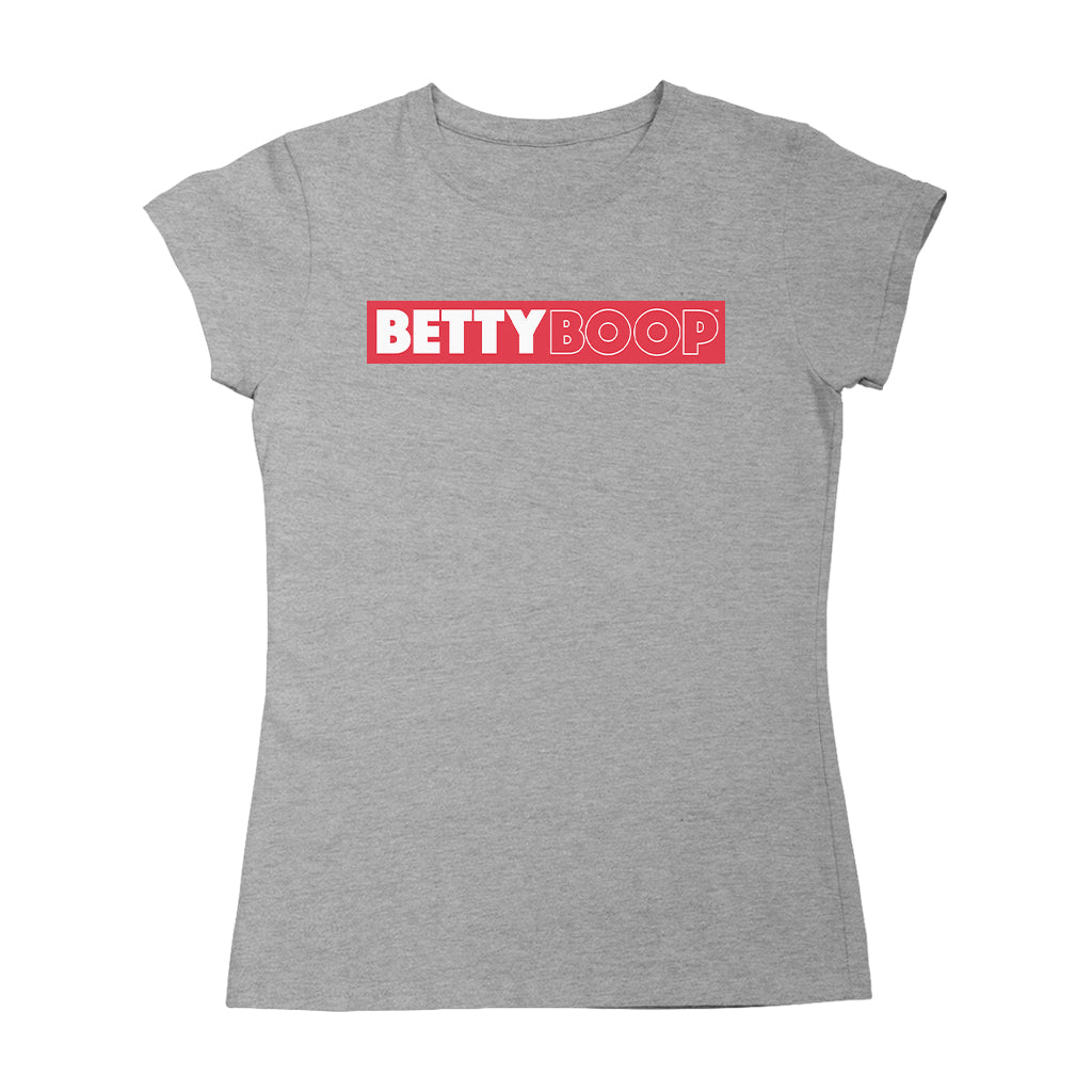 Betty Boop Retro Name Strip Women's T-Shirt