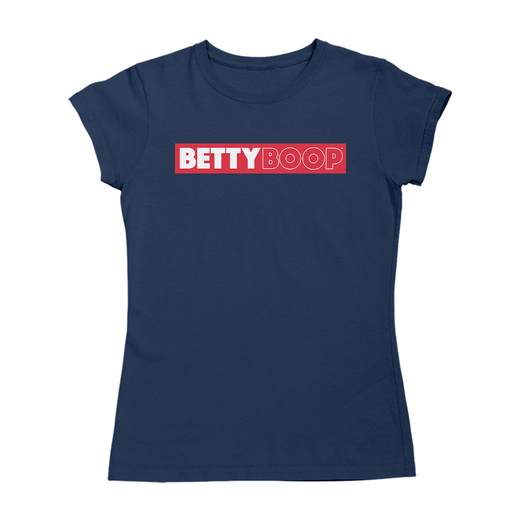 Betty Boop Retro Name Strip Women's T-Shirt