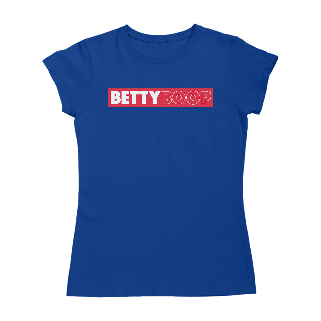 Betty Boop Retro Name Strip Women's T-Shirt