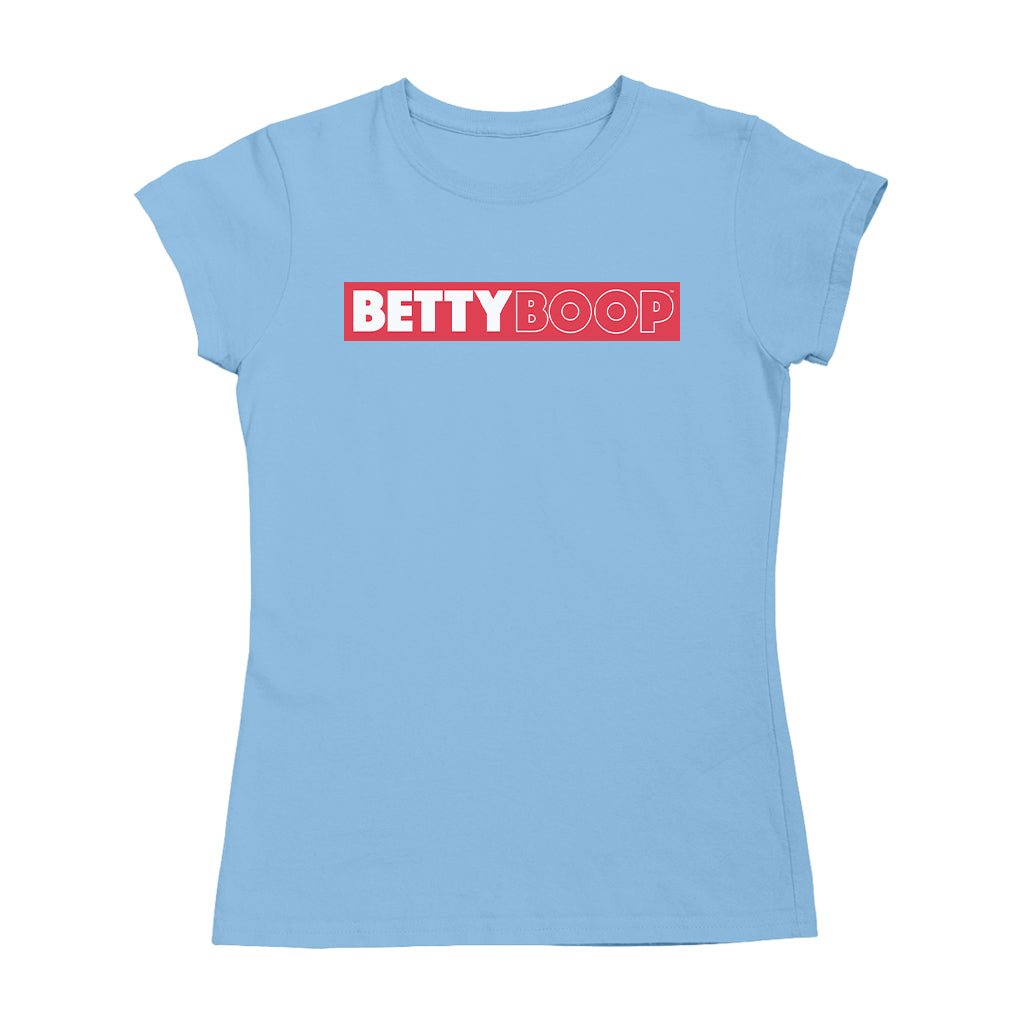 Betty Boop Retro Name Strip Women's T-Shirt