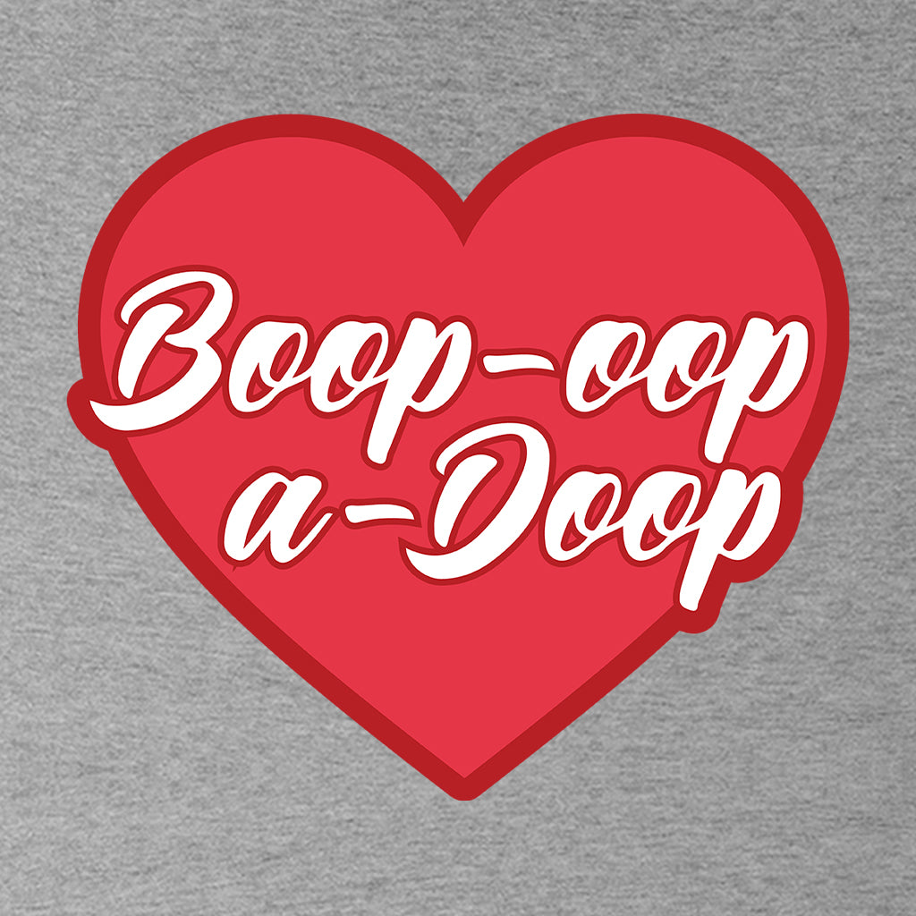 Betty Boop Boop-Oop-A-Doop Red Heart Kids Sweatshirt