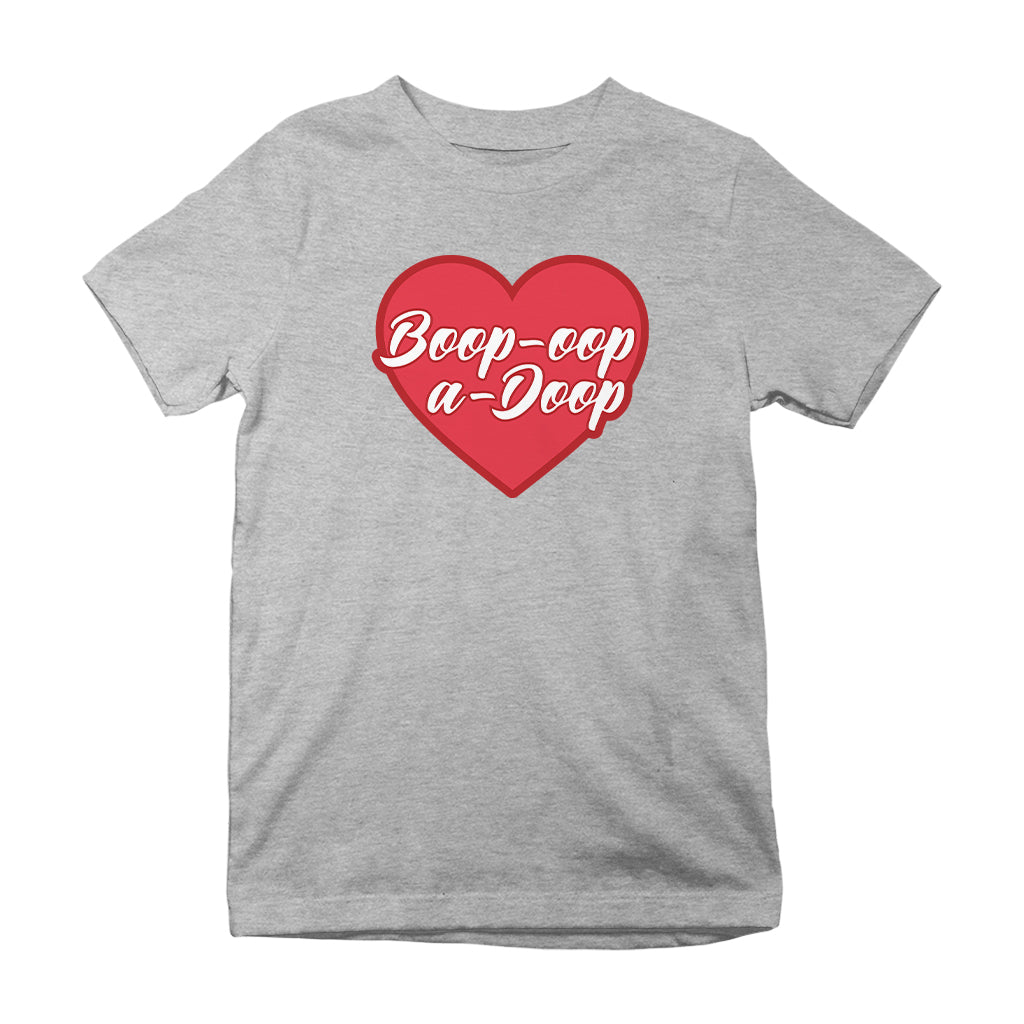 Betty Boop Boop-Oop-A-Doop Red Heart Kids T-Shirt