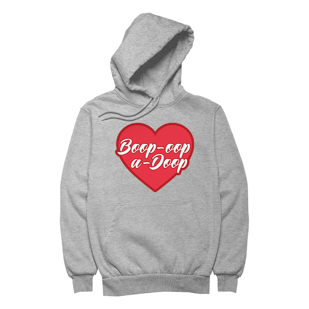 Betty Boop Boop-Oop-A-Doop Red Heart Men's Hooded Sweatshirt