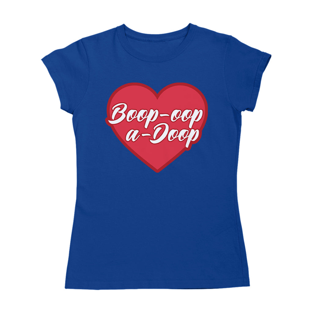 Betty Boop Boop-Oop-A-Doop Red Heart Women's T-Shirt