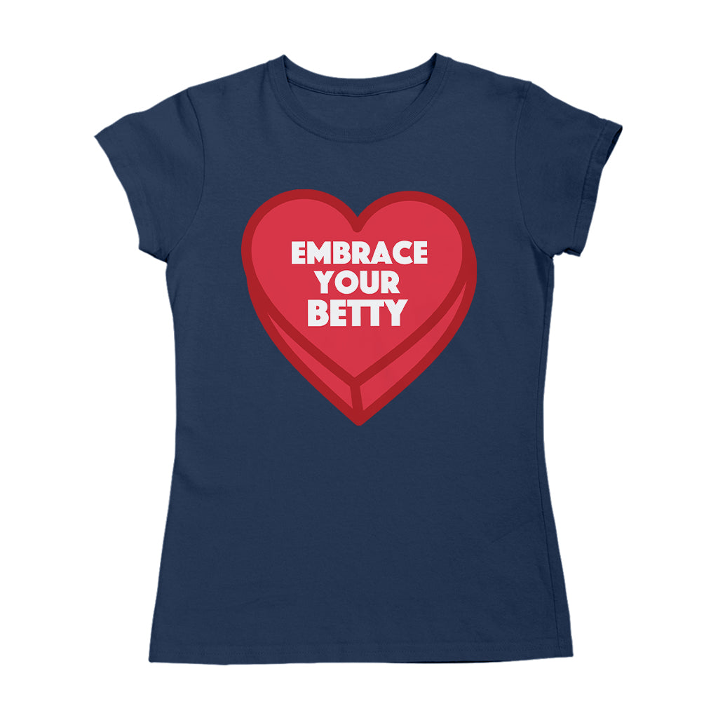 Betty Boop Embrace Your Betty Red Heart Women's T-Shirt