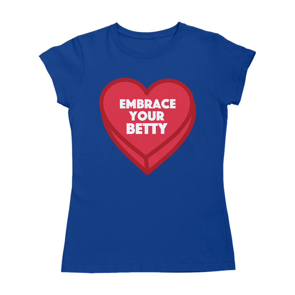 Betty Boop Embrace Your Betty Red Heart Women's T-Shirt