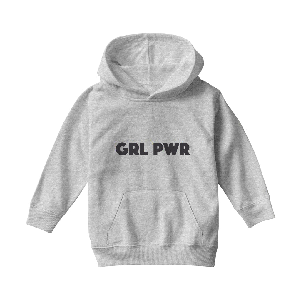 Betty Boop GRL PWR Black Bold Kids Hooded Sweatshirt