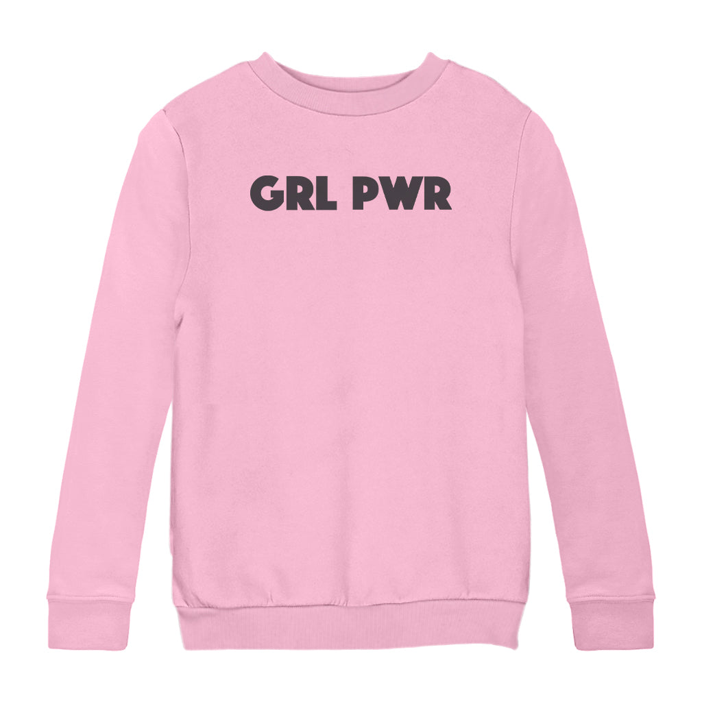 Betty Boop GRL PWR Black Bold Kids Sweatshirt