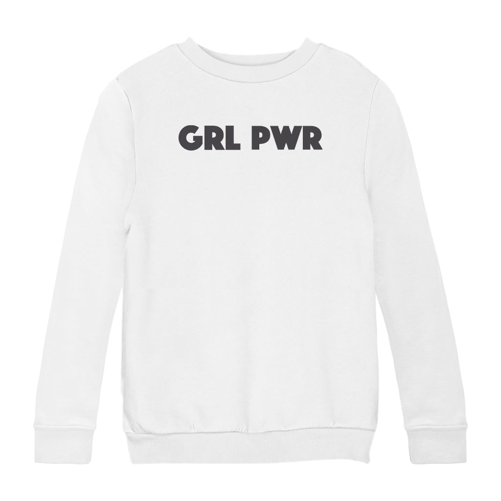 Betty Boop GRL PWR Black Bold Kids Sweatshirt