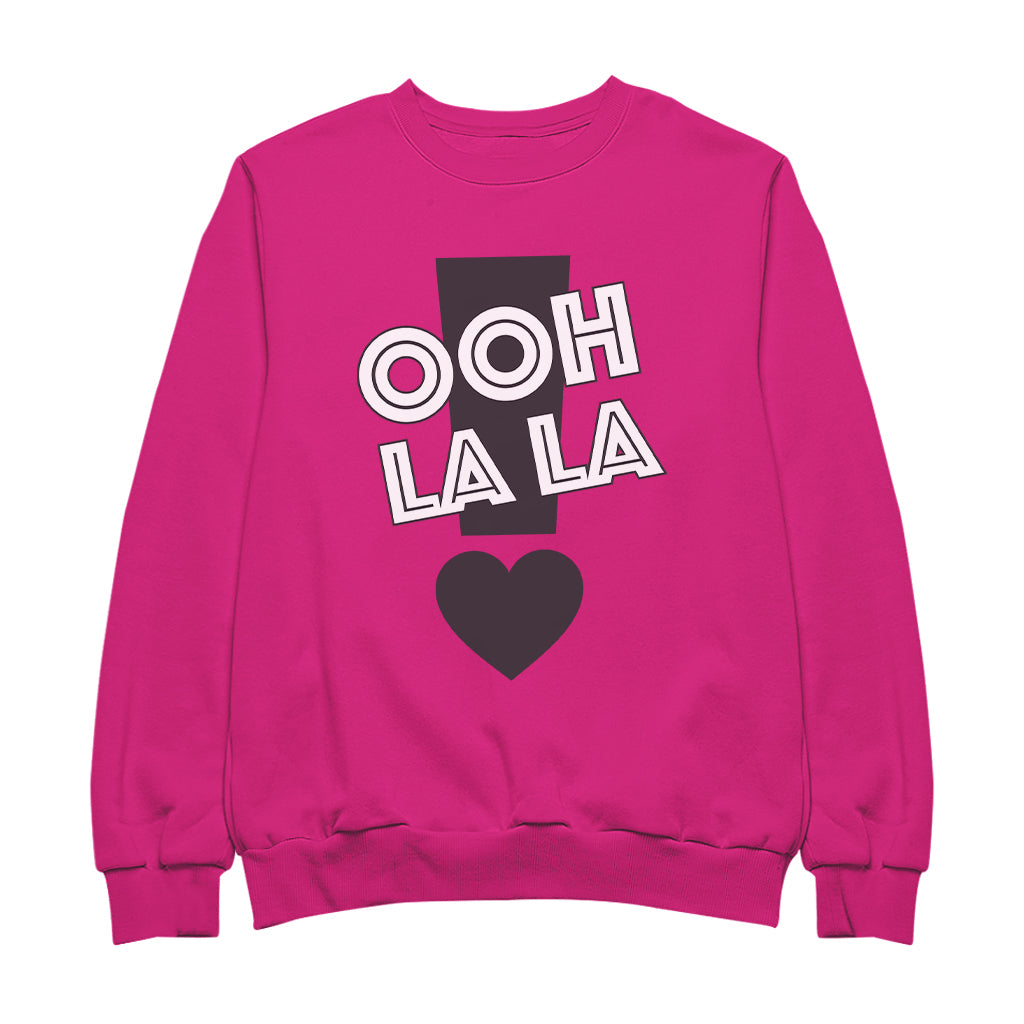 Betty Boop Ooh La La Exclamation Mark Heart Women's Sweatshirt