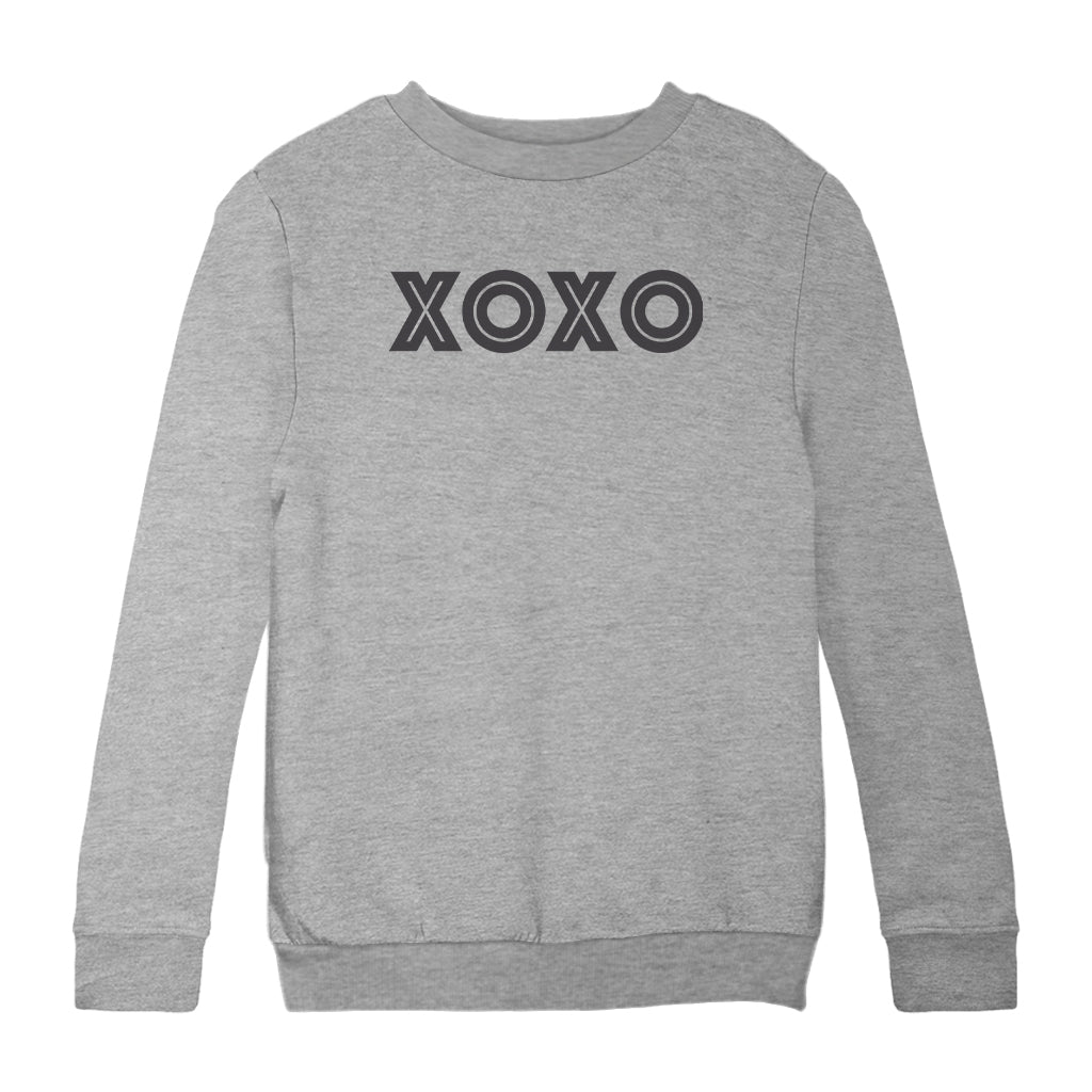 Betty Boop XOXO Bold in Black Kids Sweatshirt