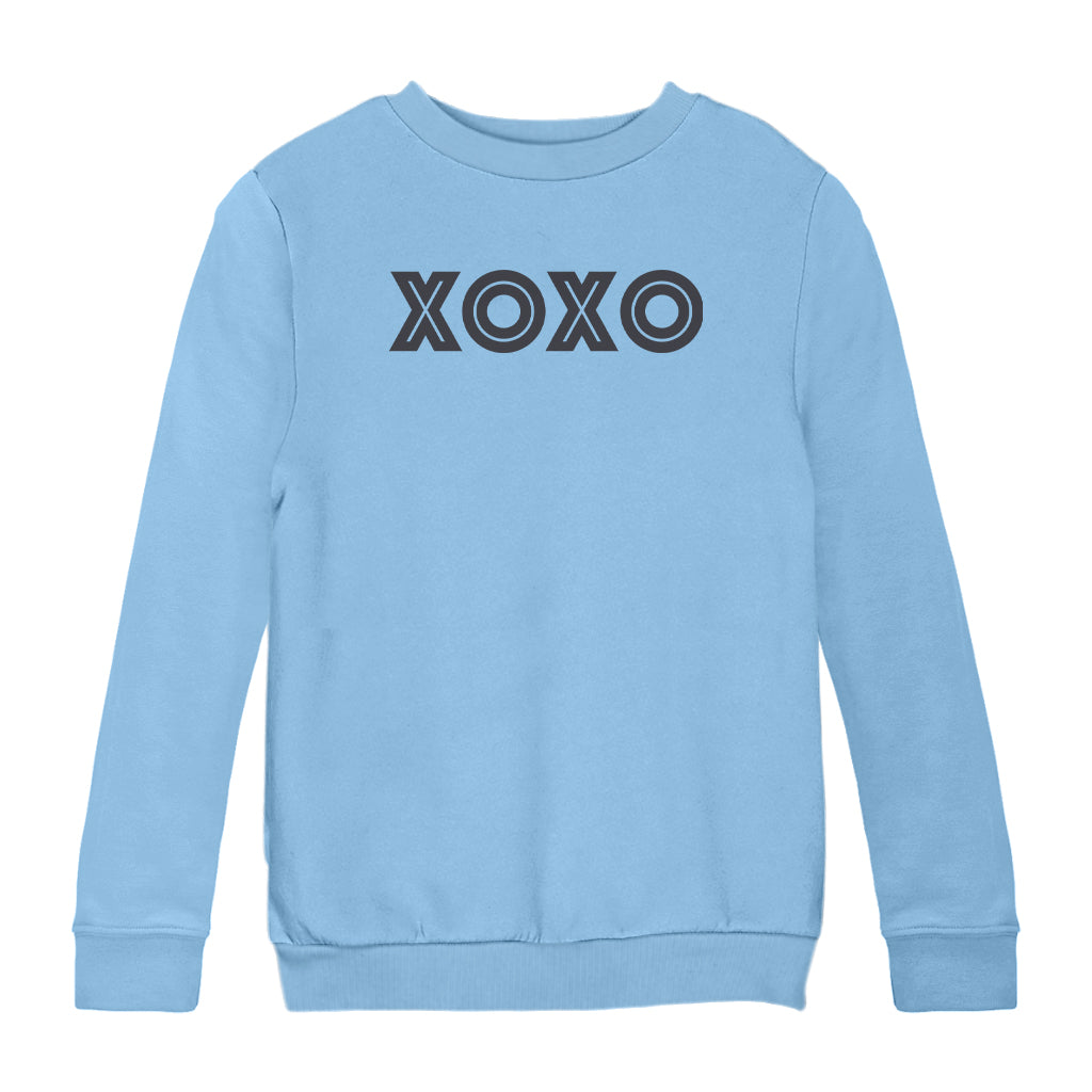Betty Boop XOXO Bold in Black Kids Sweatshirt