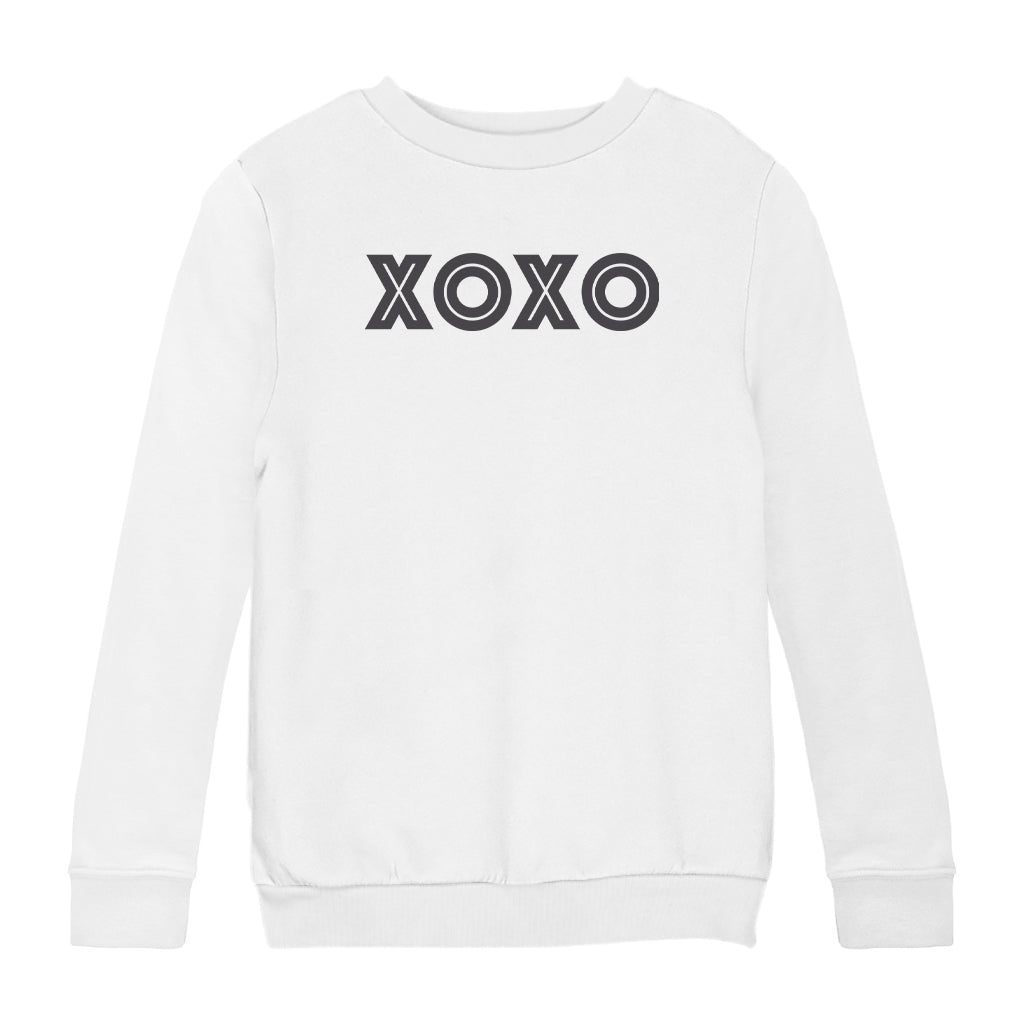 Betty Boop XOXO Bold in Black Kids Sweatshirt