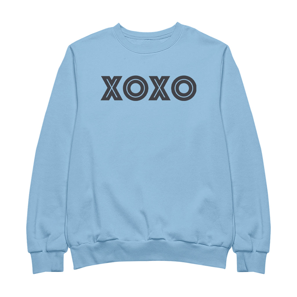 Betty Boop XOXO Bold in Black Men's Sweatshirt