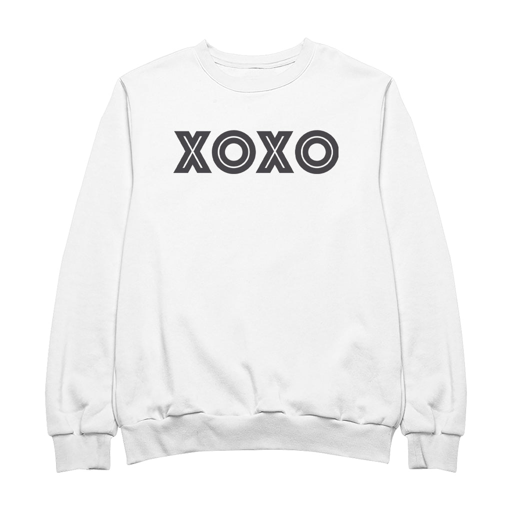 Betty Boop XOXO Bold in Black Women's Sweatshirt