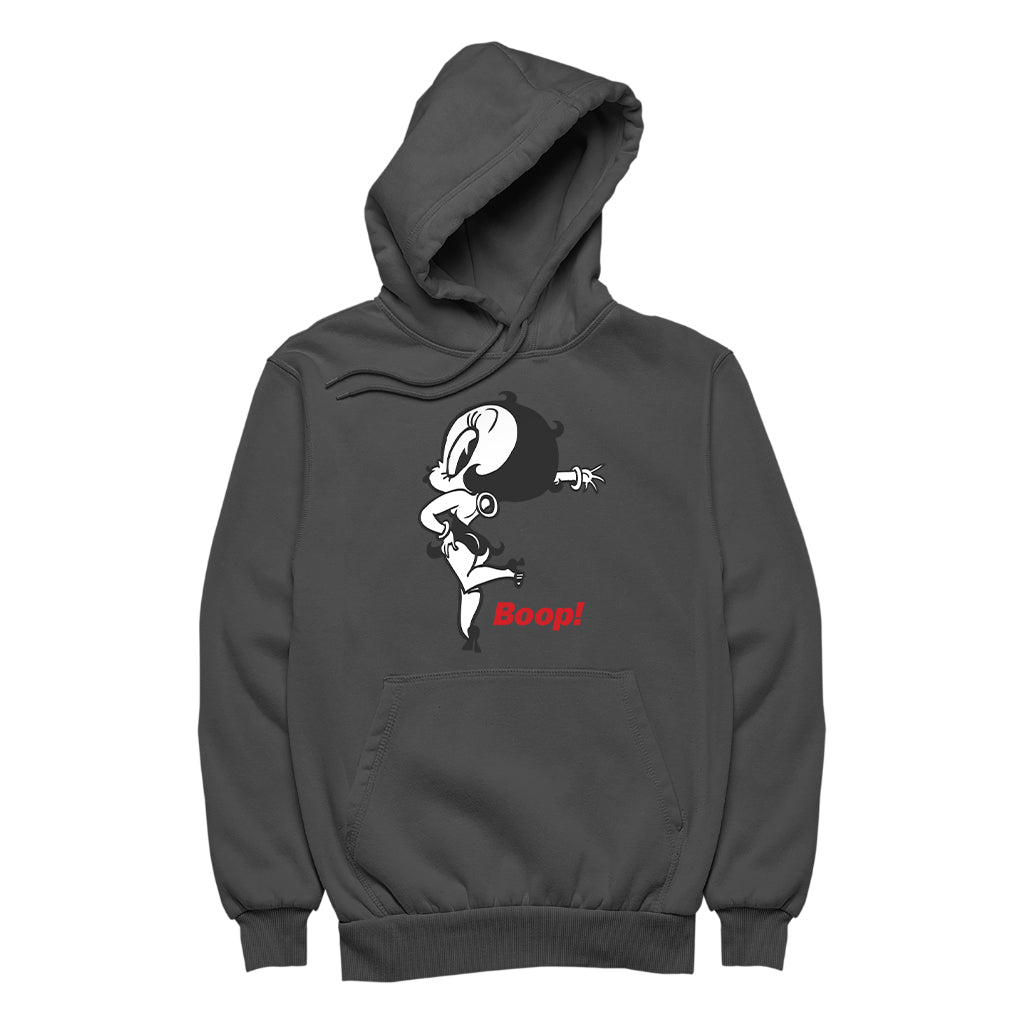 Betty Boop Boop! Leg Kickback Men's Hooded Sweatshirt