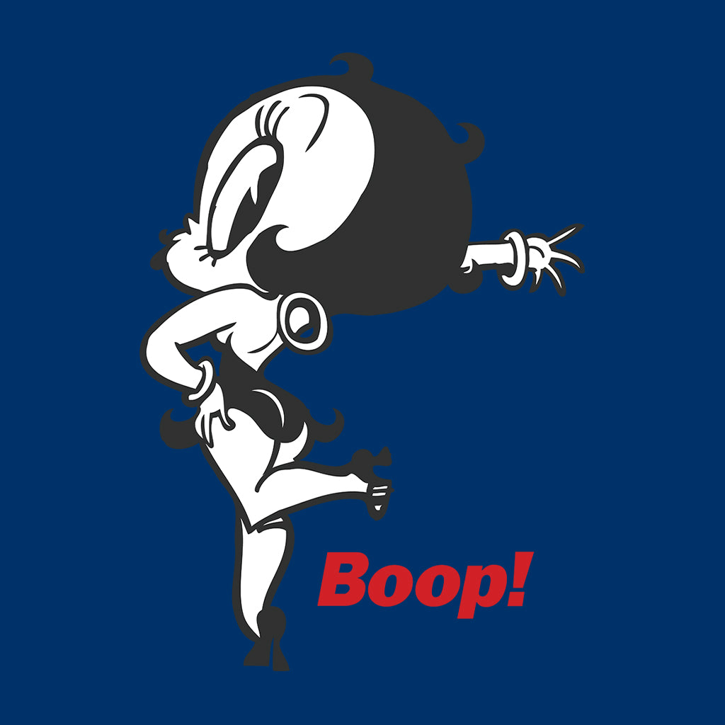 Betty Boop Boop! Leg Kickback Men's Hooded Sweatshirt