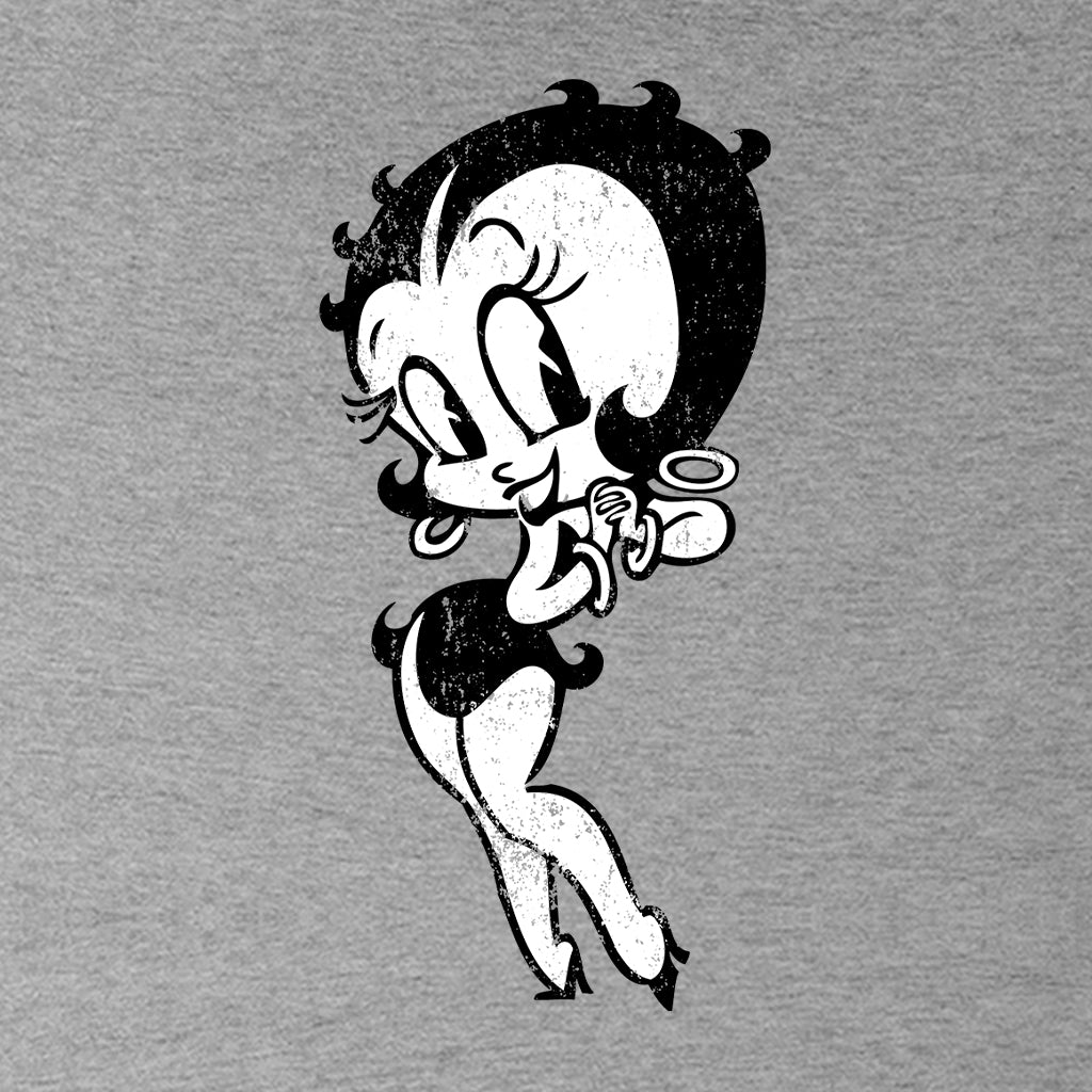 Betty Boop Hands Together Smiling Men's Sweatshirt