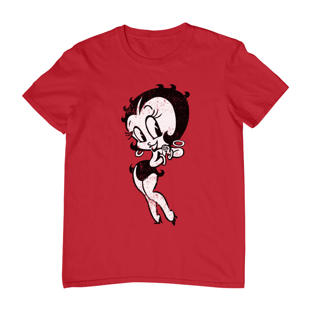 Betty Boop Hands Together Smiling Men's T-Shirt