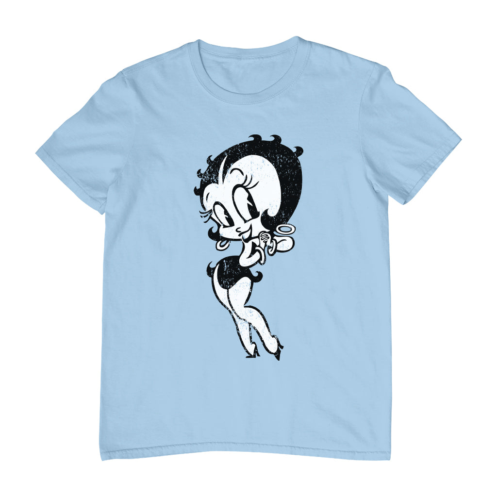 Betty Boop Hands Together Smiling Men's T-Shirt