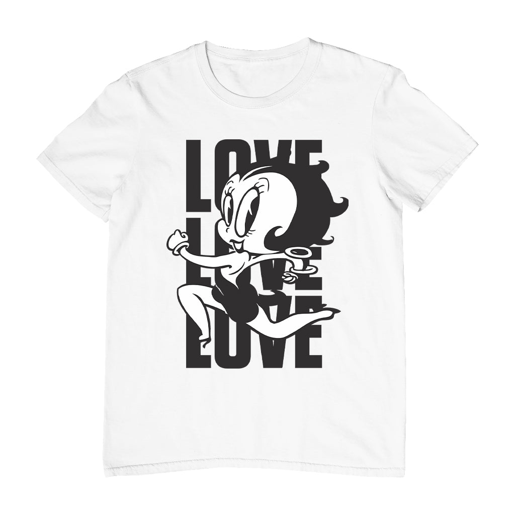 Betty Boop Running Love Love Love Men's T-Shirt