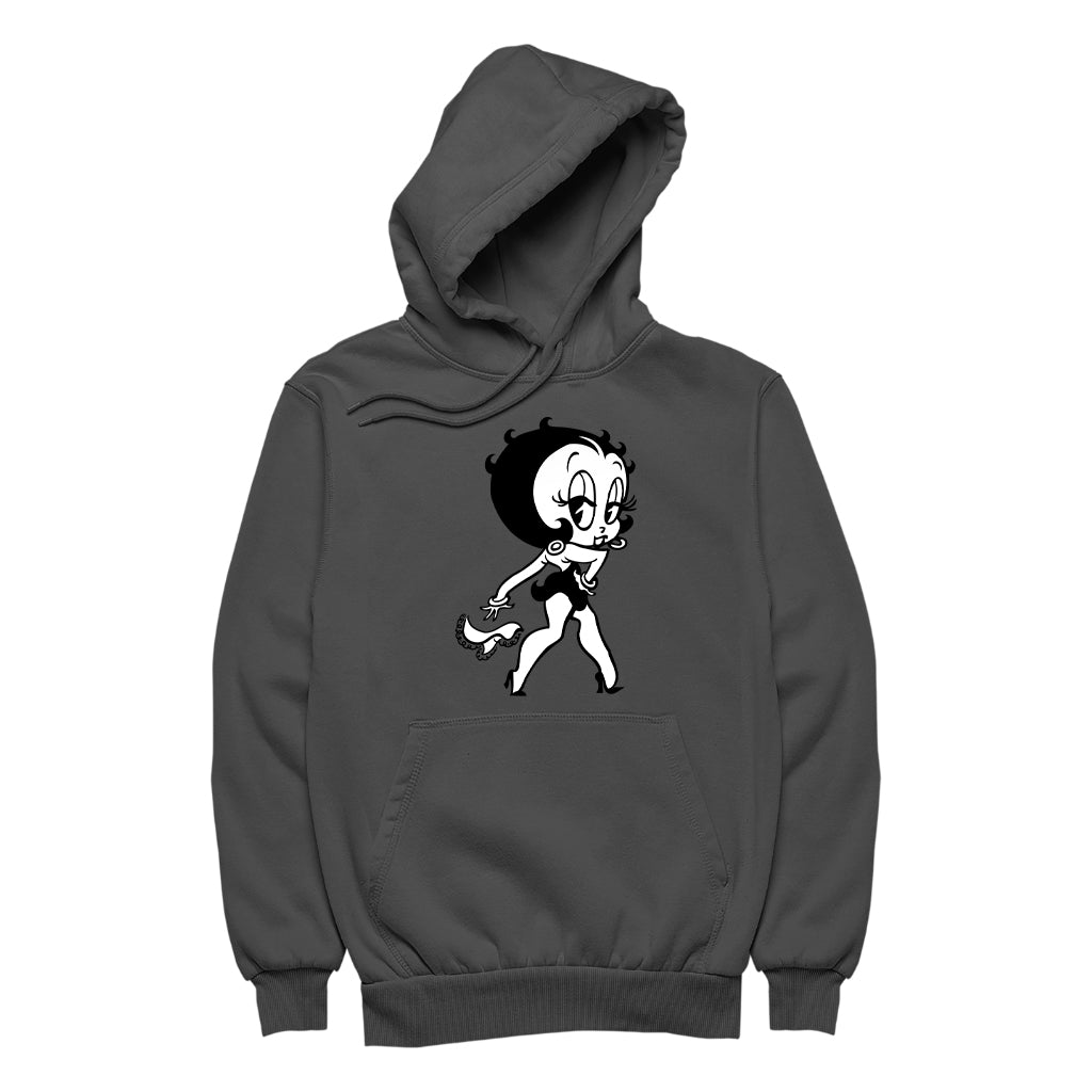 Betty Boop Handkerchief Drop Men's Hooded Sweatshirt