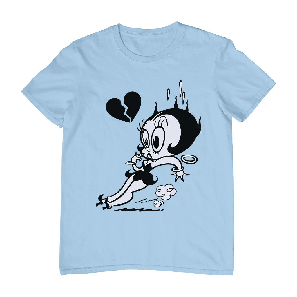 Betty Boop Heart Broken Skid Men's T-Shirt