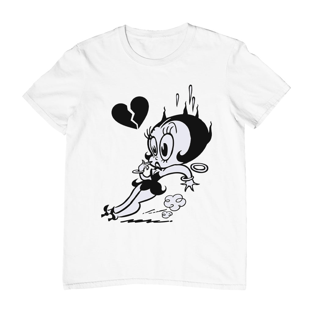 Betty Boop Heart Broken Skid Men's T-Shirt