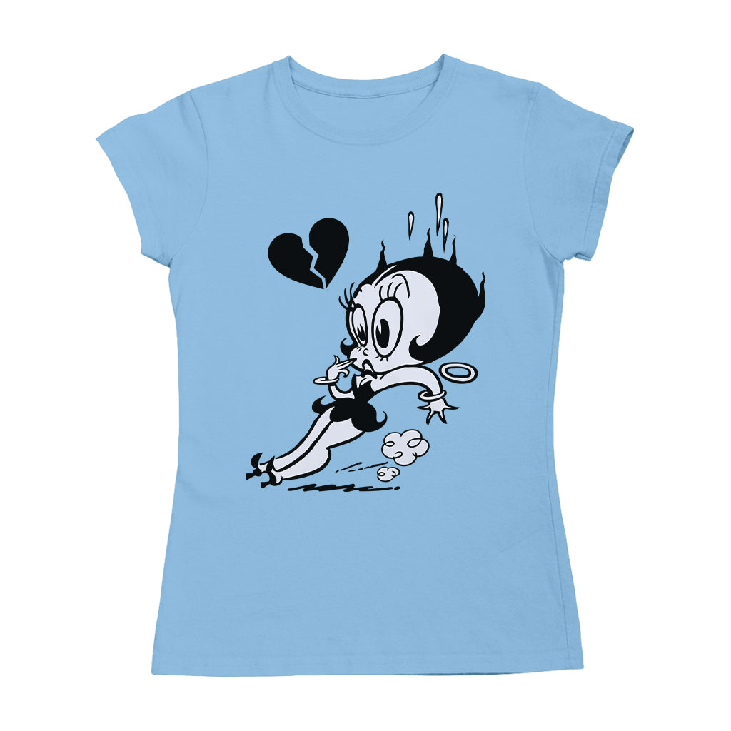 Betty Boop Heart Broken Skid Women's T-Shirt