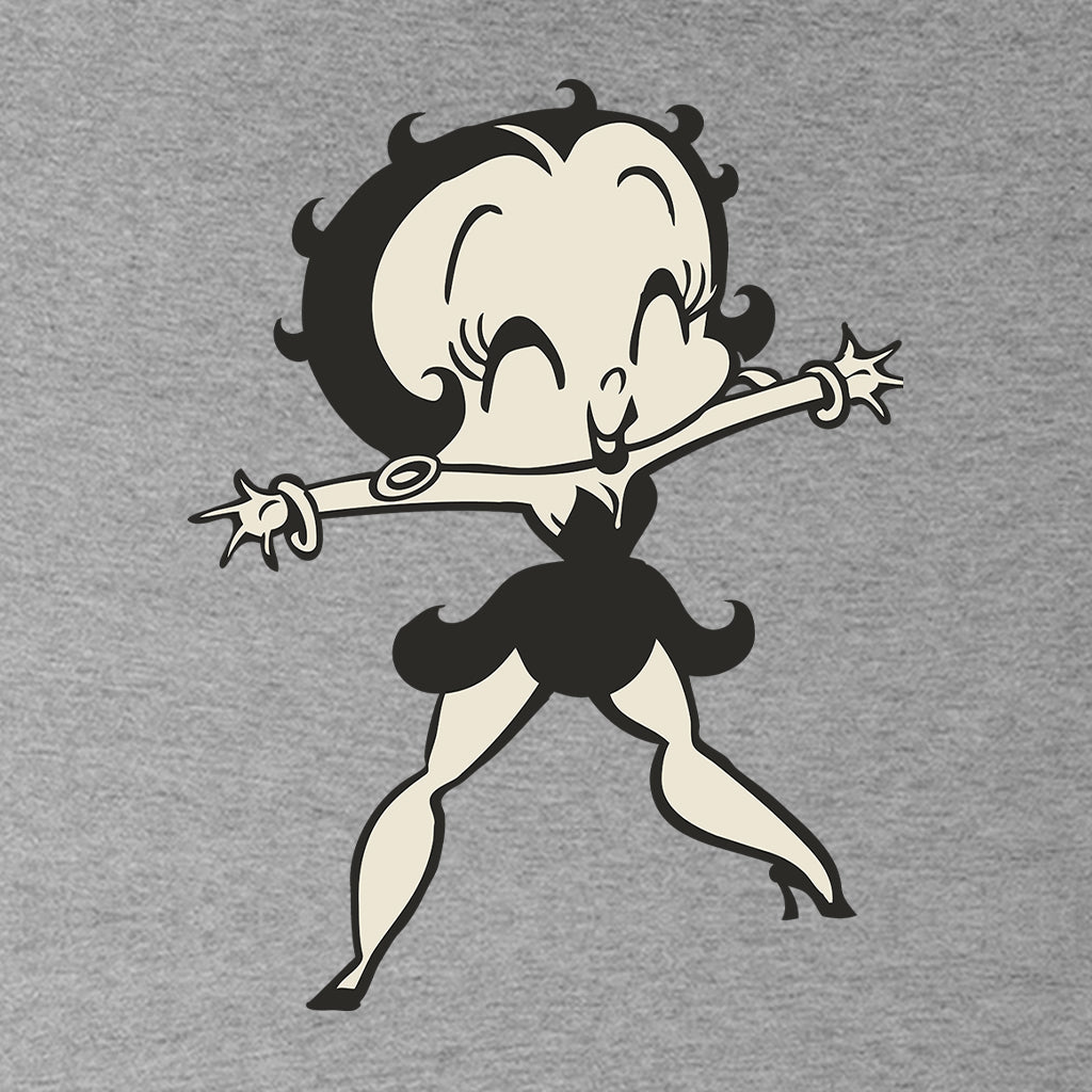 Betty Boop Standing Starfish Kids Hooded Sweatshirt