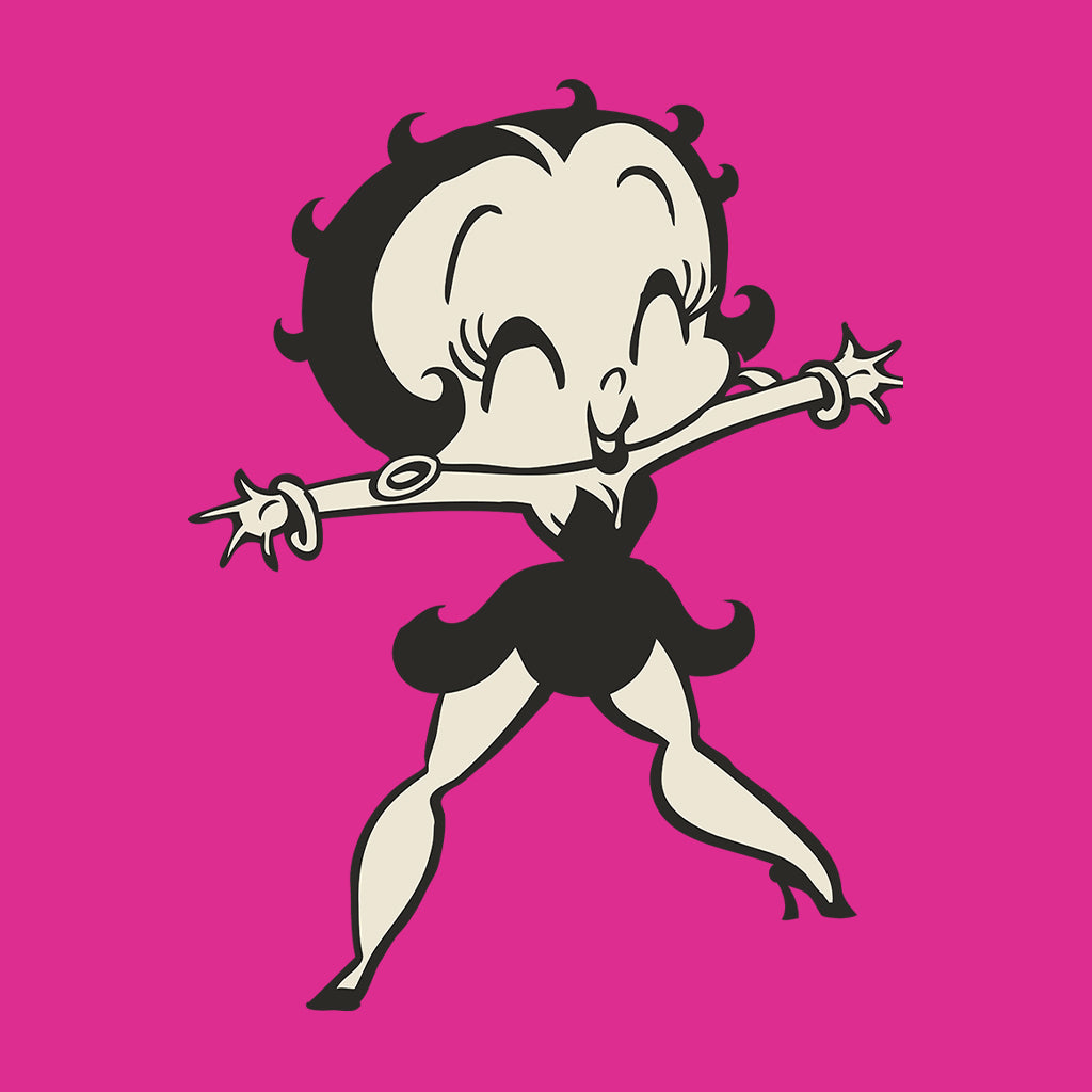 Betty Boop Standing Starfish Kids Hooded Sweatshirt