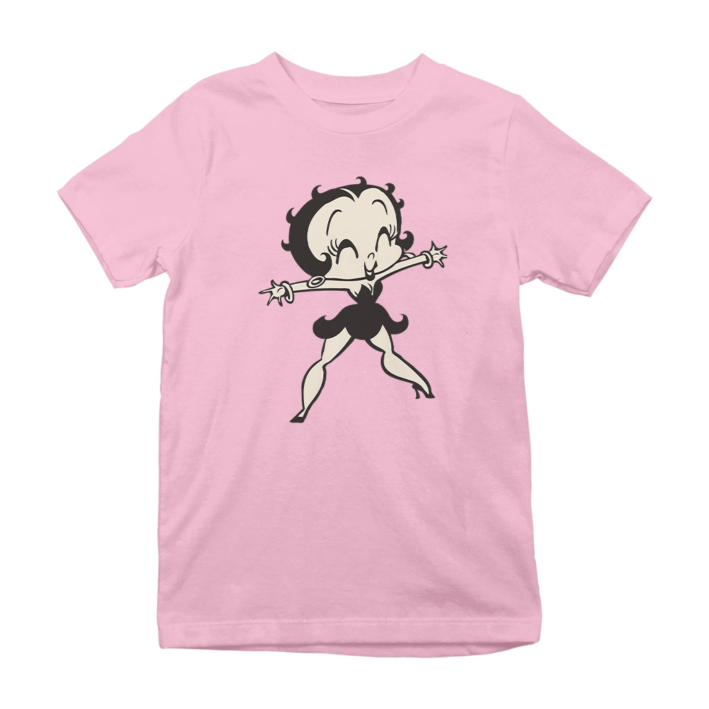 Betty Boop Standing Starfish Kids T-Shirt