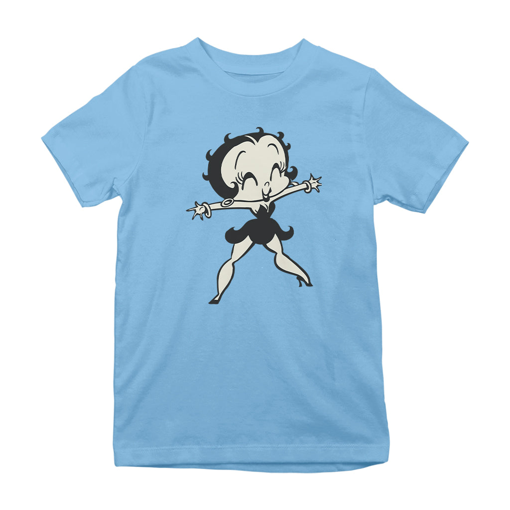Betty Boop Standing Starfish Kids T-Shirt