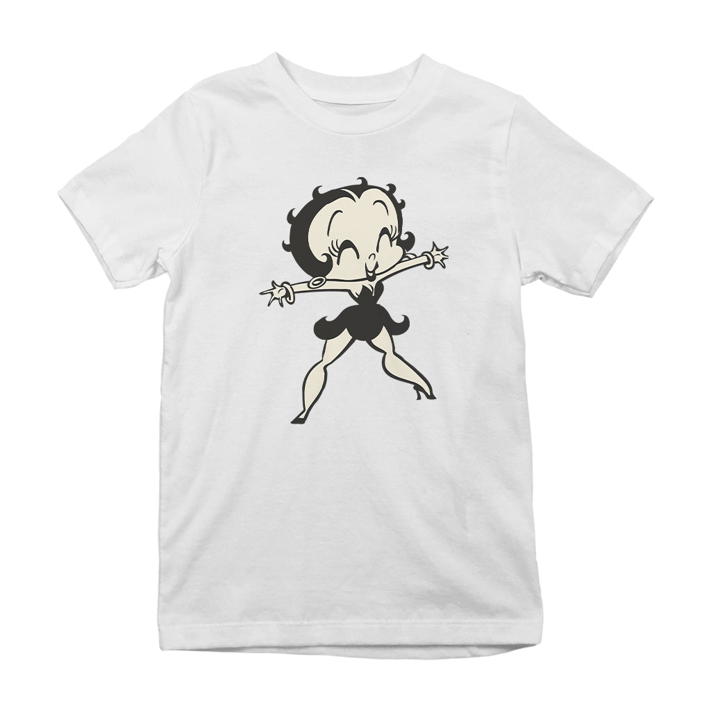 Betty Boop Standing Starfish Kids T-Shirt