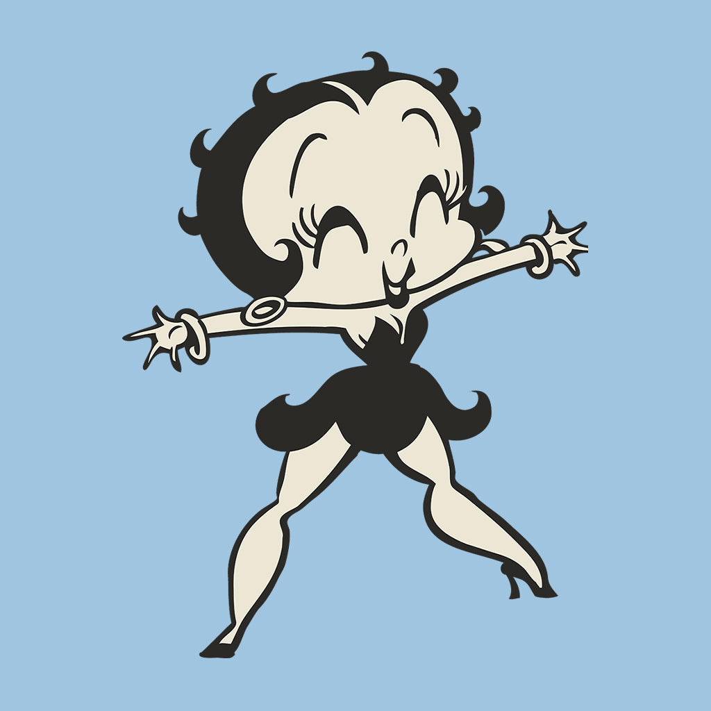 Betty Boop Standing Starfish Men's Sweatshirt