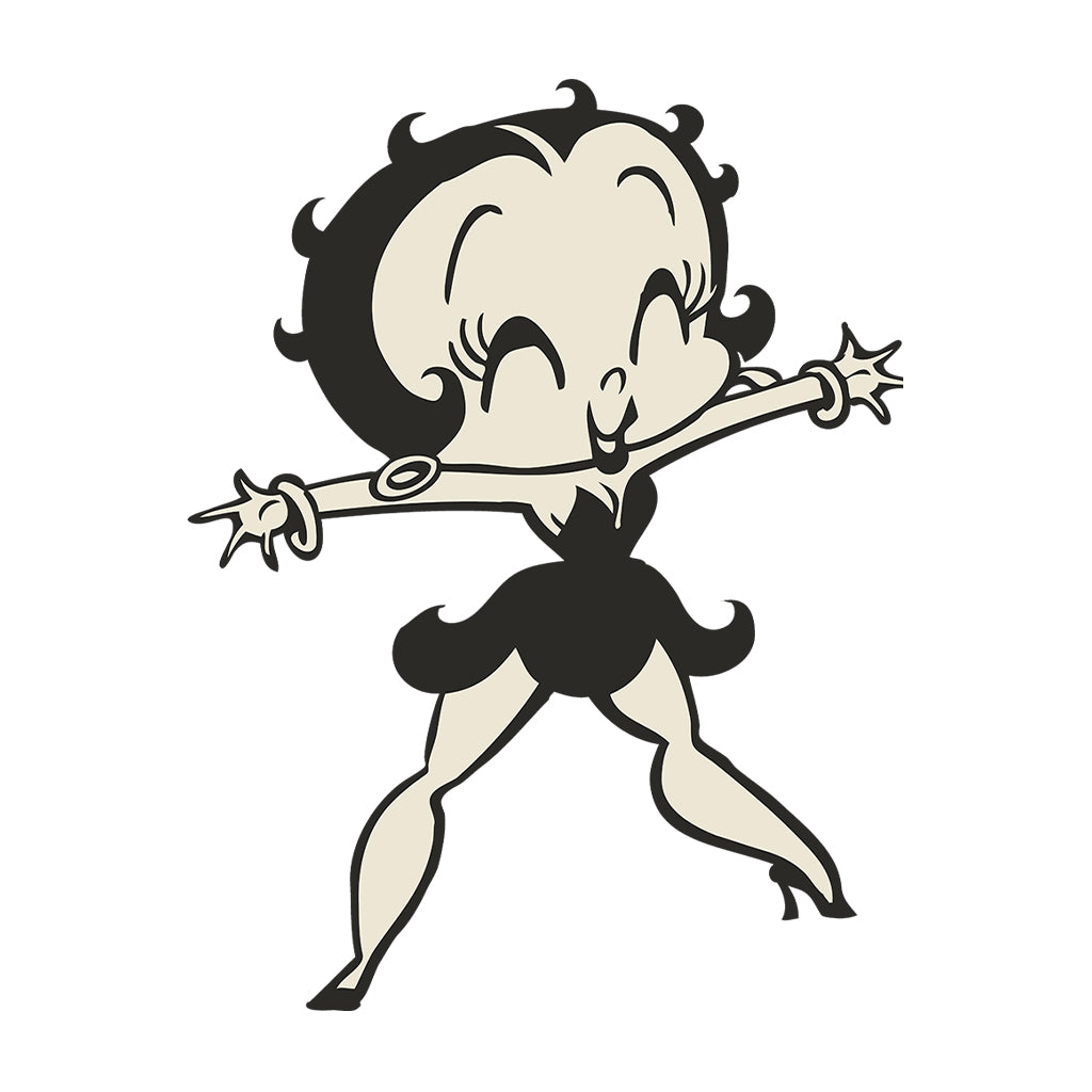 Betty Boop Standing Starfish Kids T-Shirt