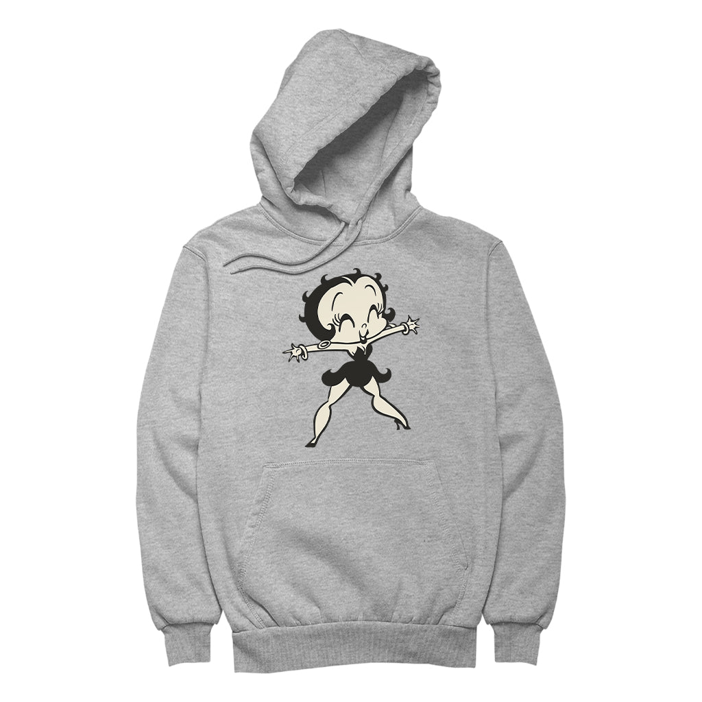 Betty Boop Standing Starfish Women's Hooded Sweatshirt