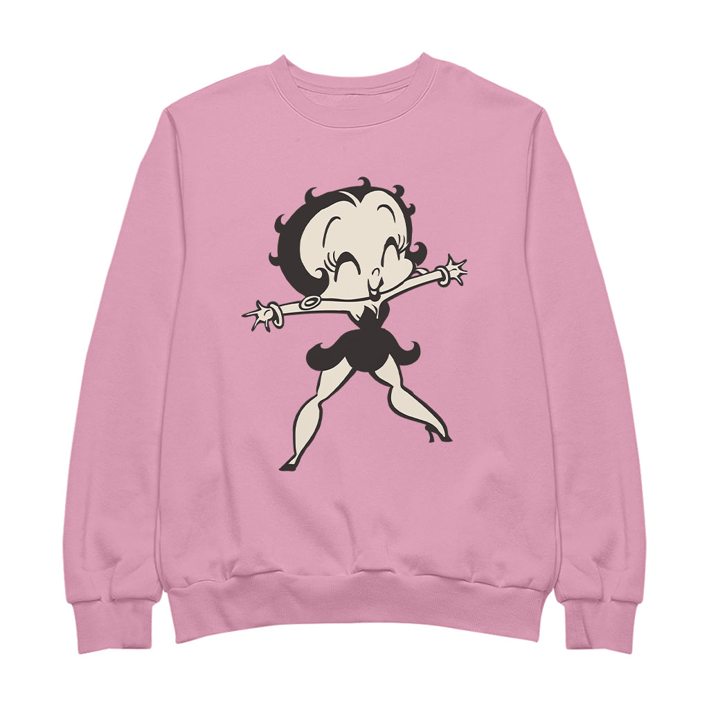 Betty Boop Standing Starfish Women's Sweatshirt