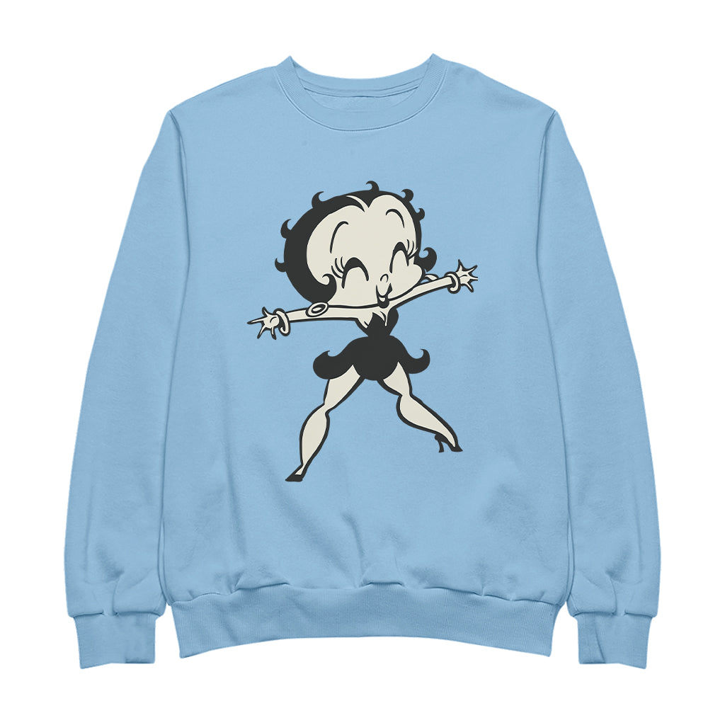 Betty Boop Standing Starfish Women's Sweatshirt