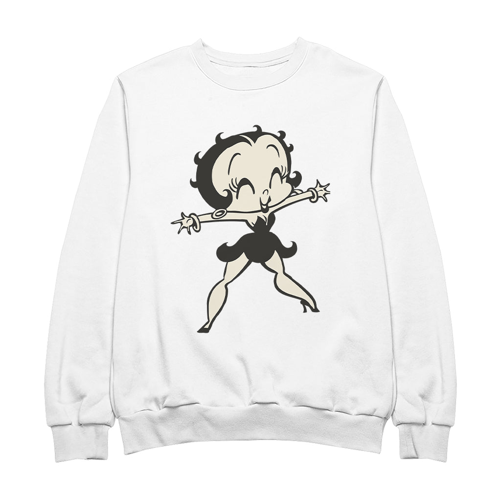 Betty Boop Standing Starfish Women's Sweatshirt