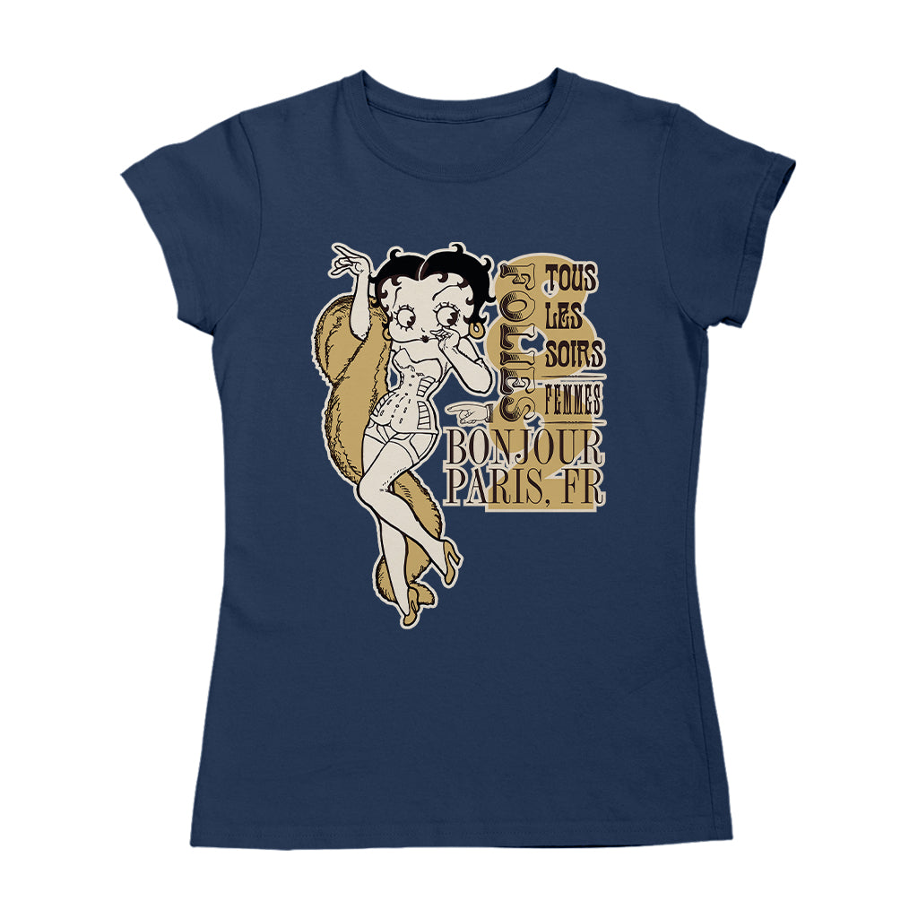 Betty Boop Bonjour Paris, FR Women's T-Shirt